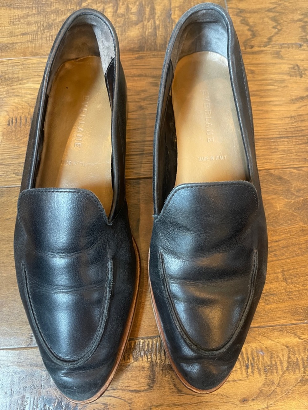 Everlane Modern Loafers Black Leather - Picture 7 of 8